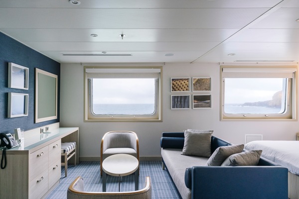 HX Hurtigruten Expeditions, Santa Cruz II, Darwin Suite, Credit - Clara Tuma 5.JPG